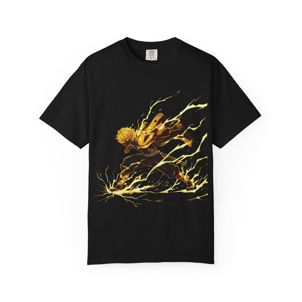 Lightning Warrior T-Shirt — Energetic Anime Action Tee