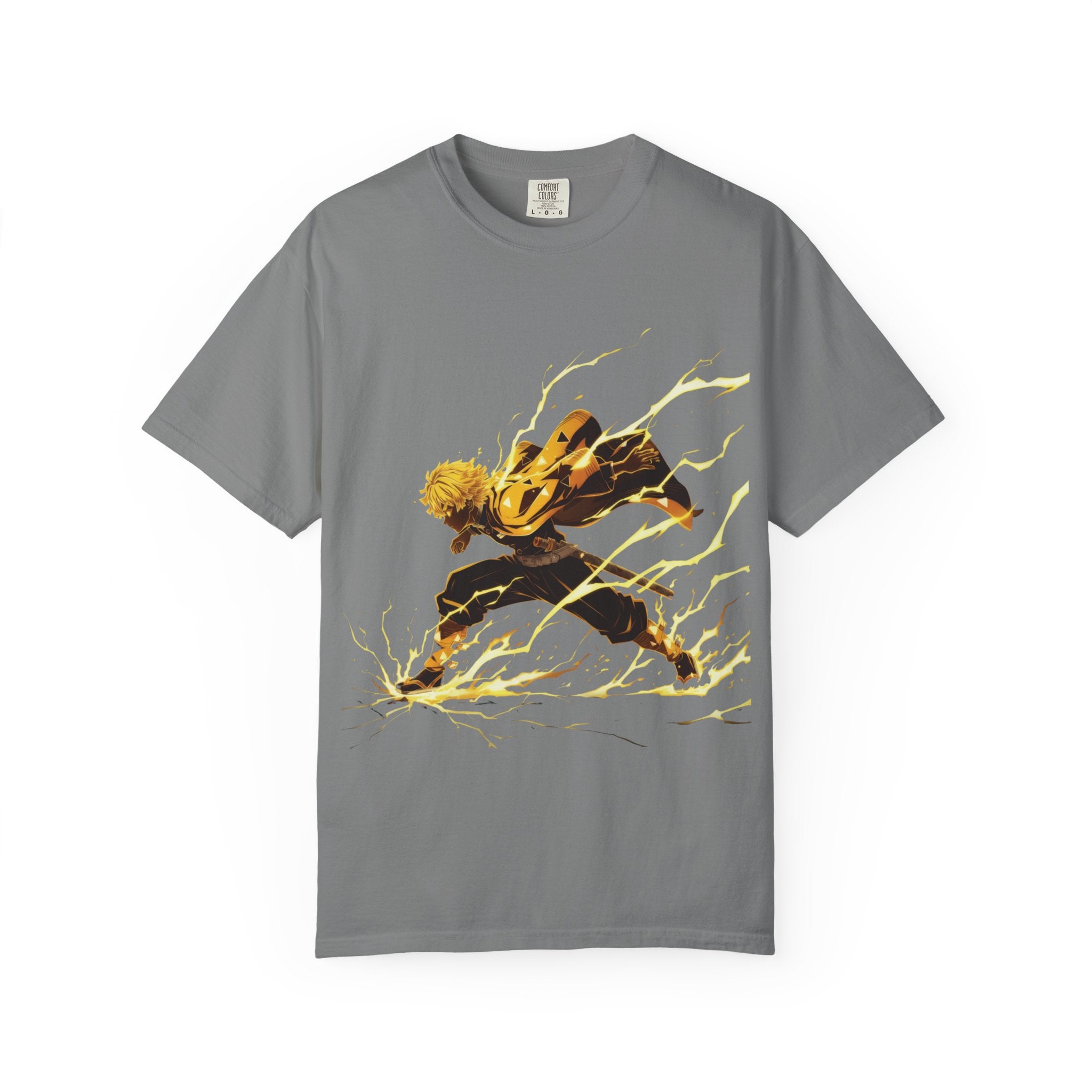 Lightning Warrior T-Shirt — Energetic Anime Action Tee