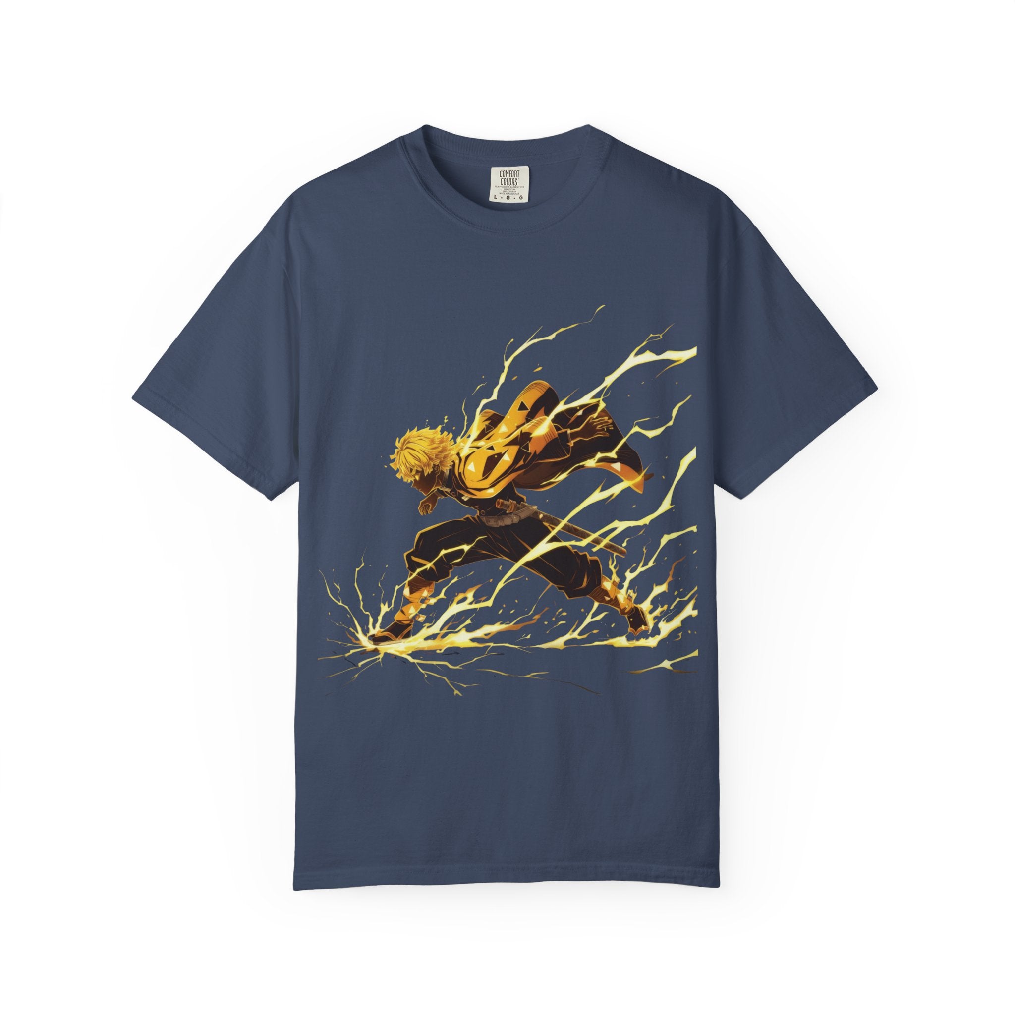 Lightning Warrior T-Shirt — Energetic Anime Action Tee