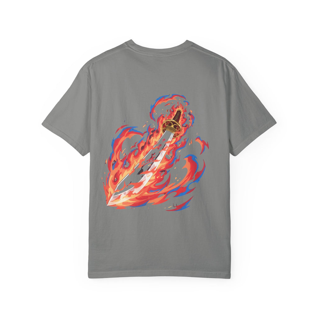 🔥 Red Flame Heart Tee – アニメ世界の愛
