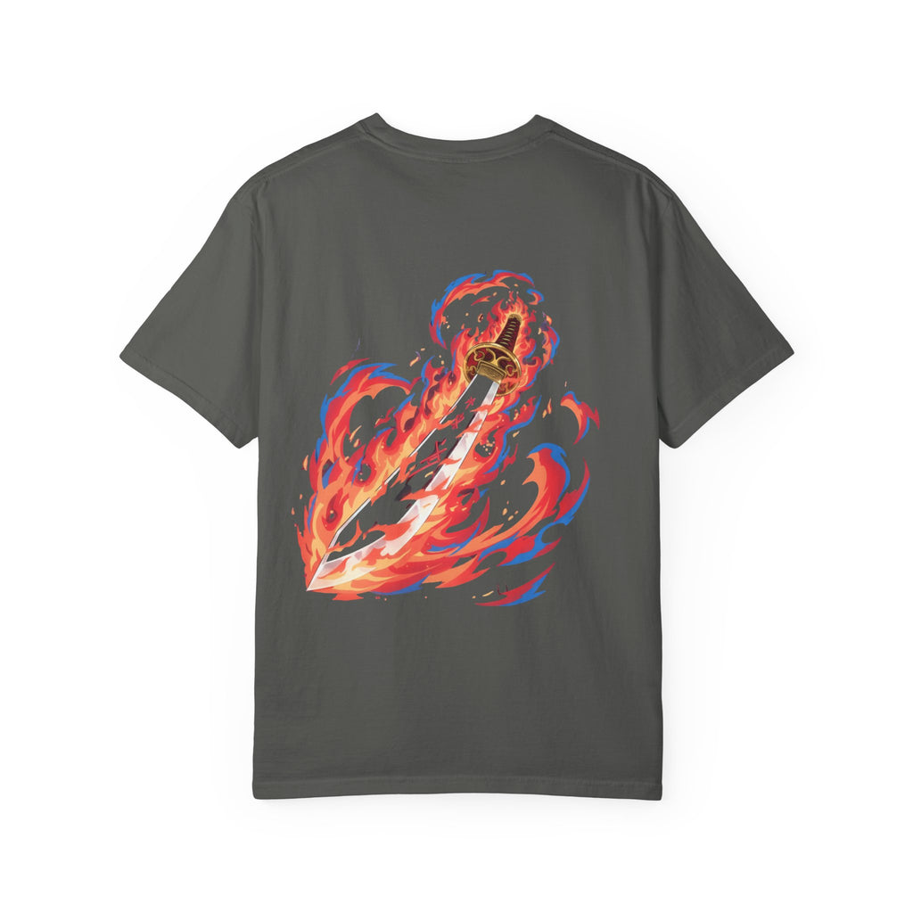 🔥 Red Flame Heart Tee – アニメ世界の愛