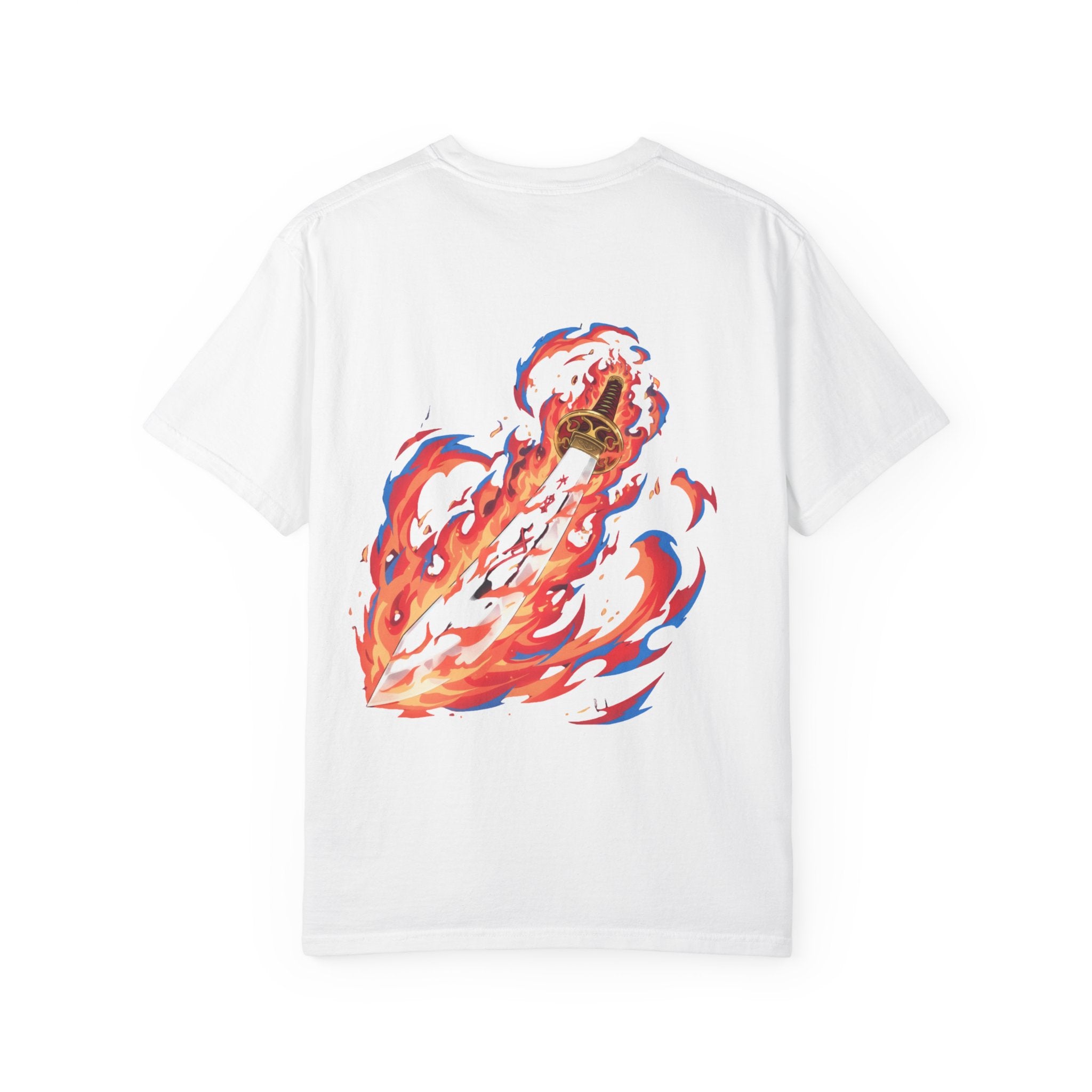🔥 Red Flame Heart Tee – アニメ世界の愛