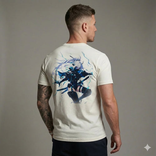 Electric Girl Anime T-Shirt — 电能少女 Graphic Tee