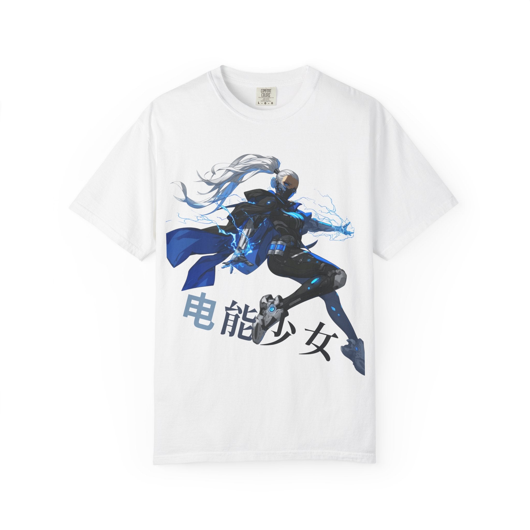 Electric Girl Anime T-Shirt — 电能少女 Graphic Tee