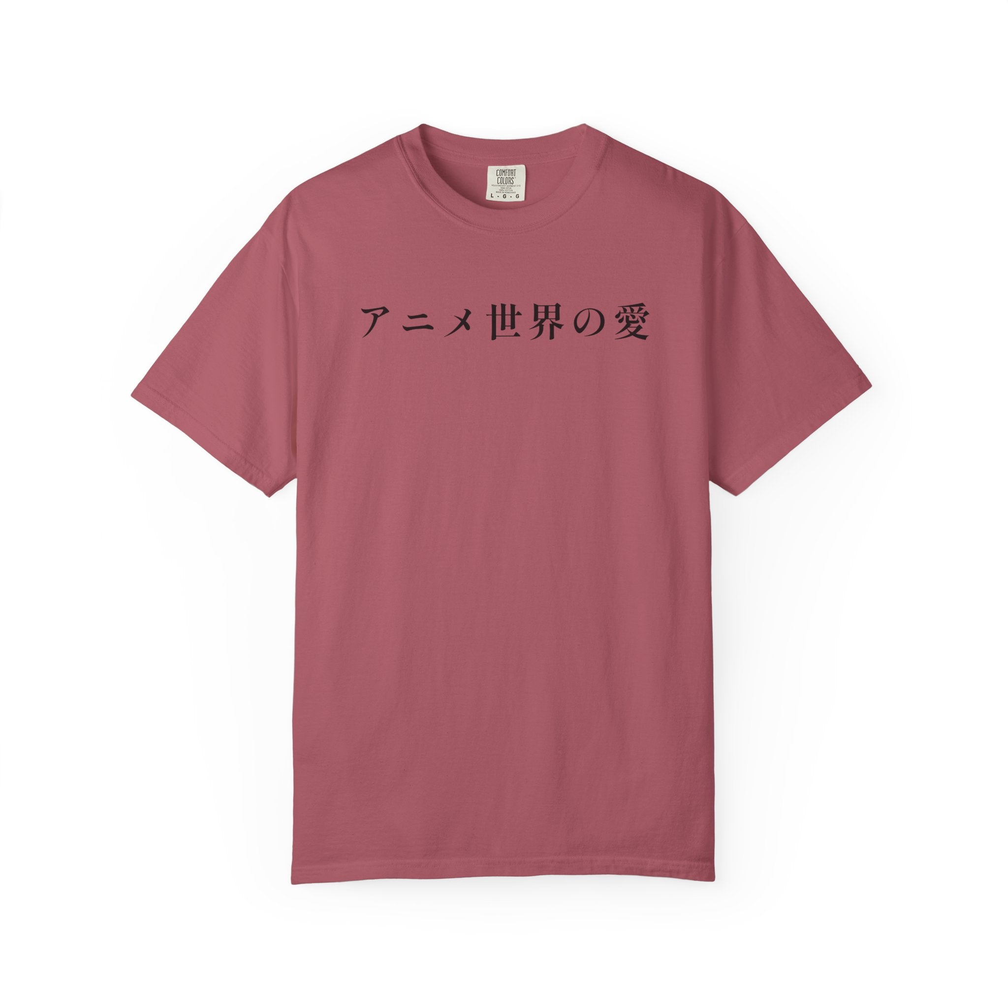 🔥 Red Flame Heart Tee – アニメ世界の愛