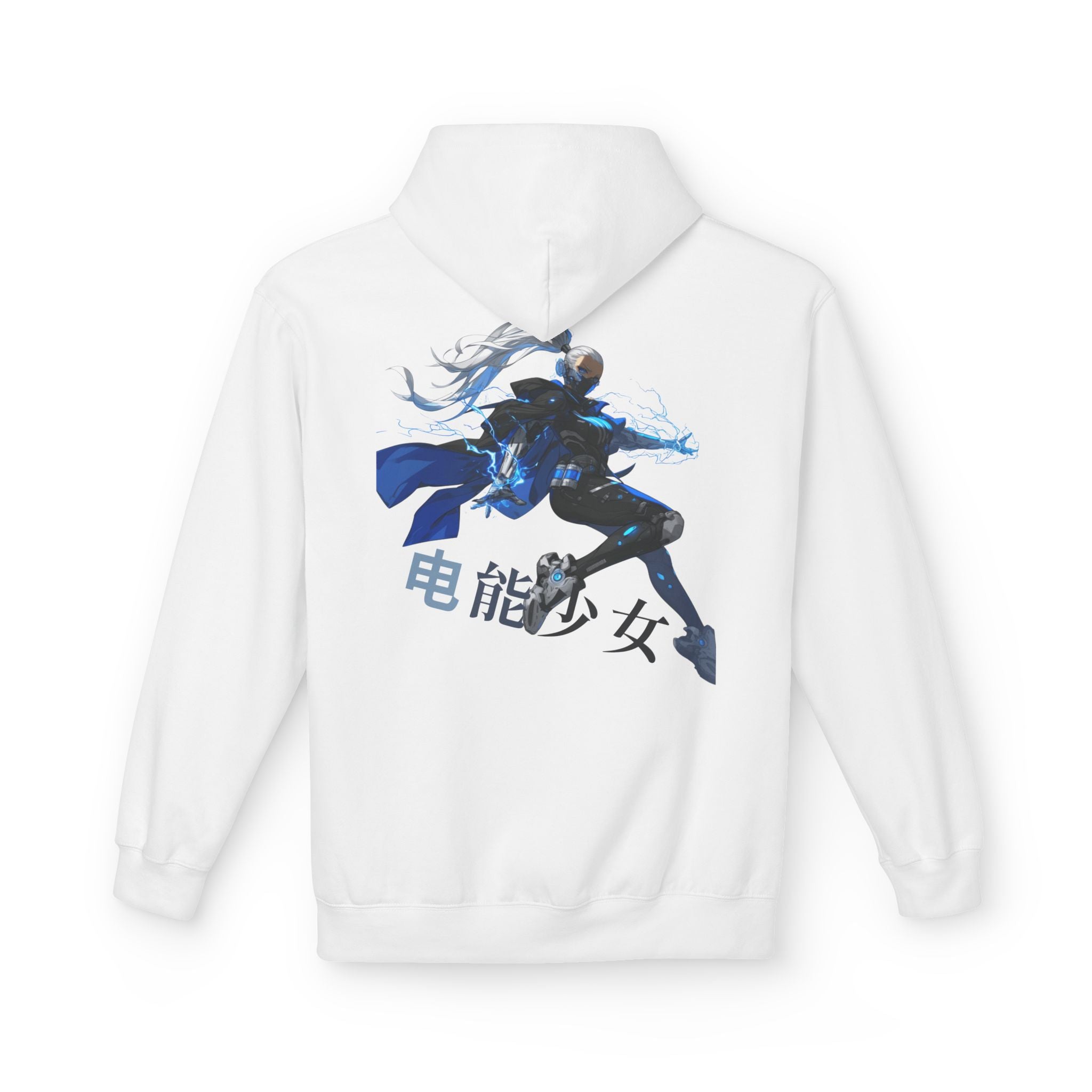 Anime Power Girl Hoodie — 电能少女 / アニメ世界の愛 Graphic Pullover