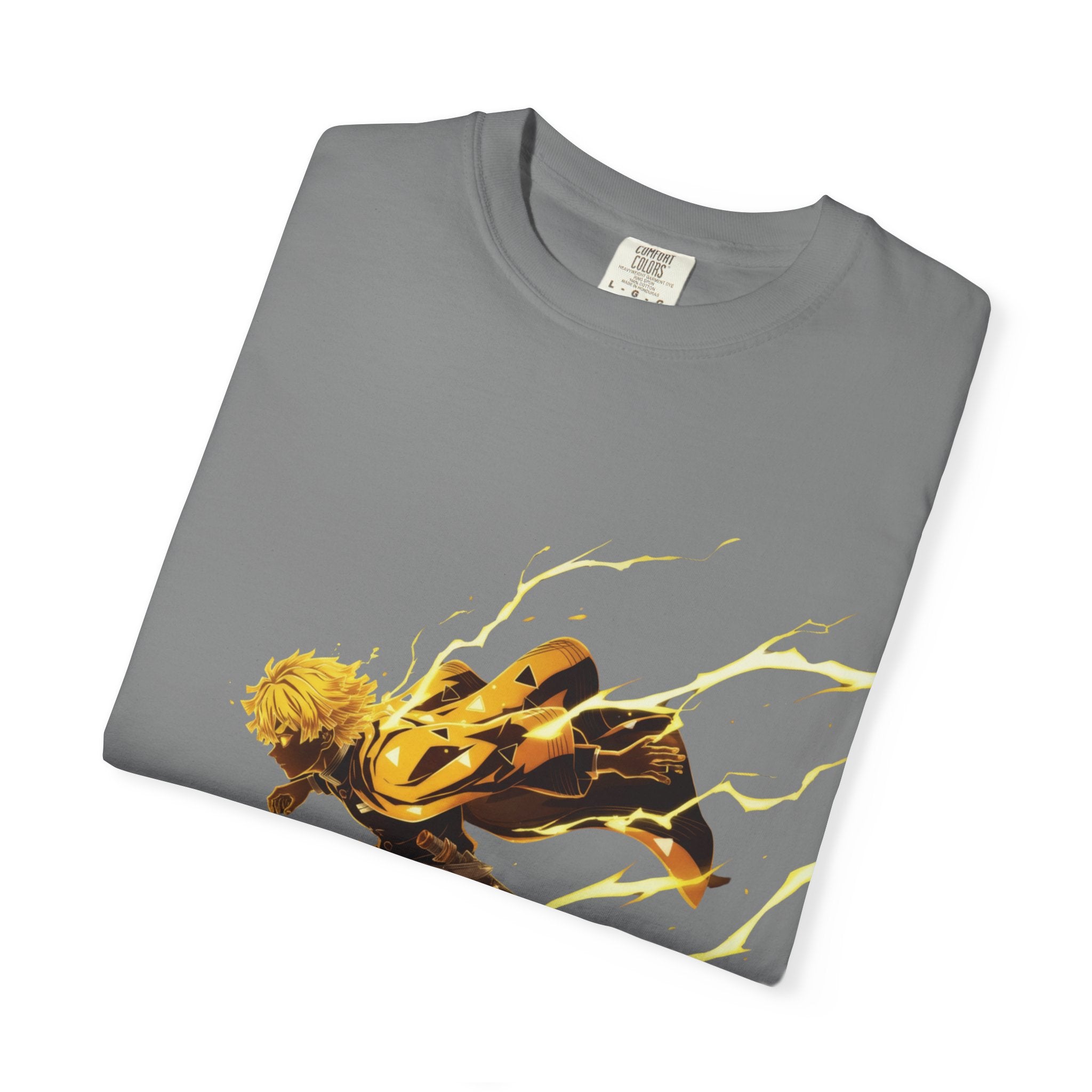 Lightning Warrior T-Shirt — Energetic Anime Action Tee