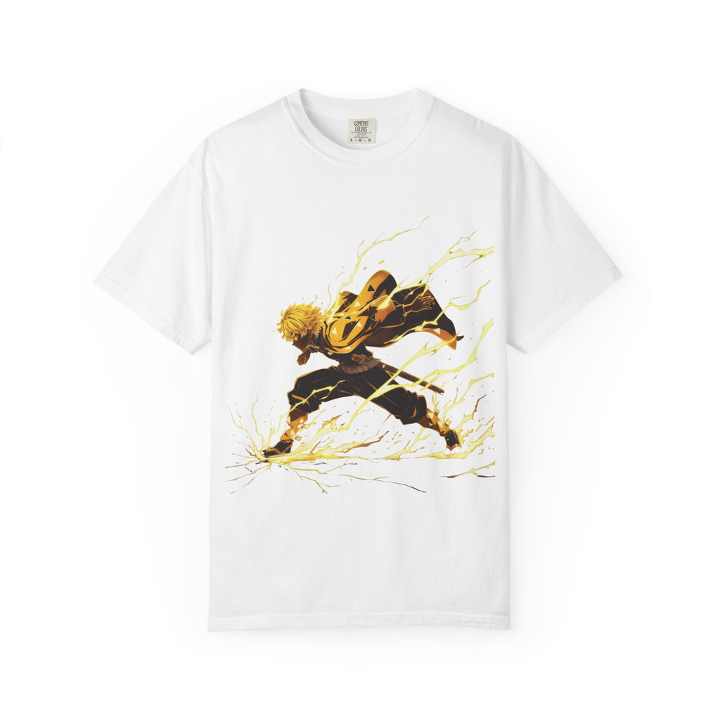 Lightning Warrior T-Shirt — Energetic Anime Action Tee